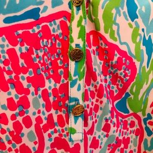 Lilly Pulitzer Tops - Lilly Pulitzer Lets Cha Cha XS Elsa Blouse EUC Lilly Pulitzer Tops - Lilly Pulitzer Lets Cha Cha XS Elsa Blouse EUC